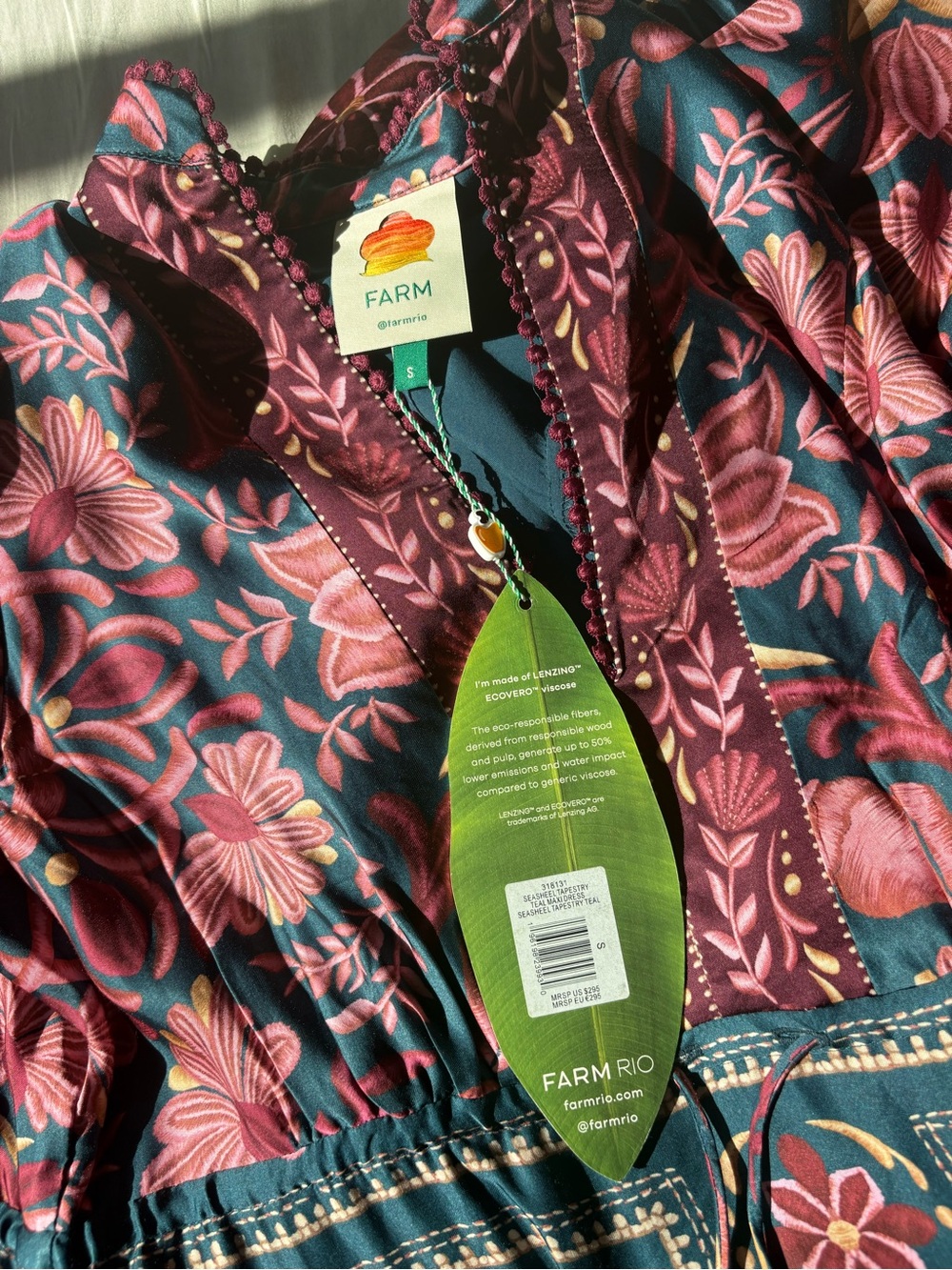 Farm Rio Printed Tunic Dress - Picture 7 of 9